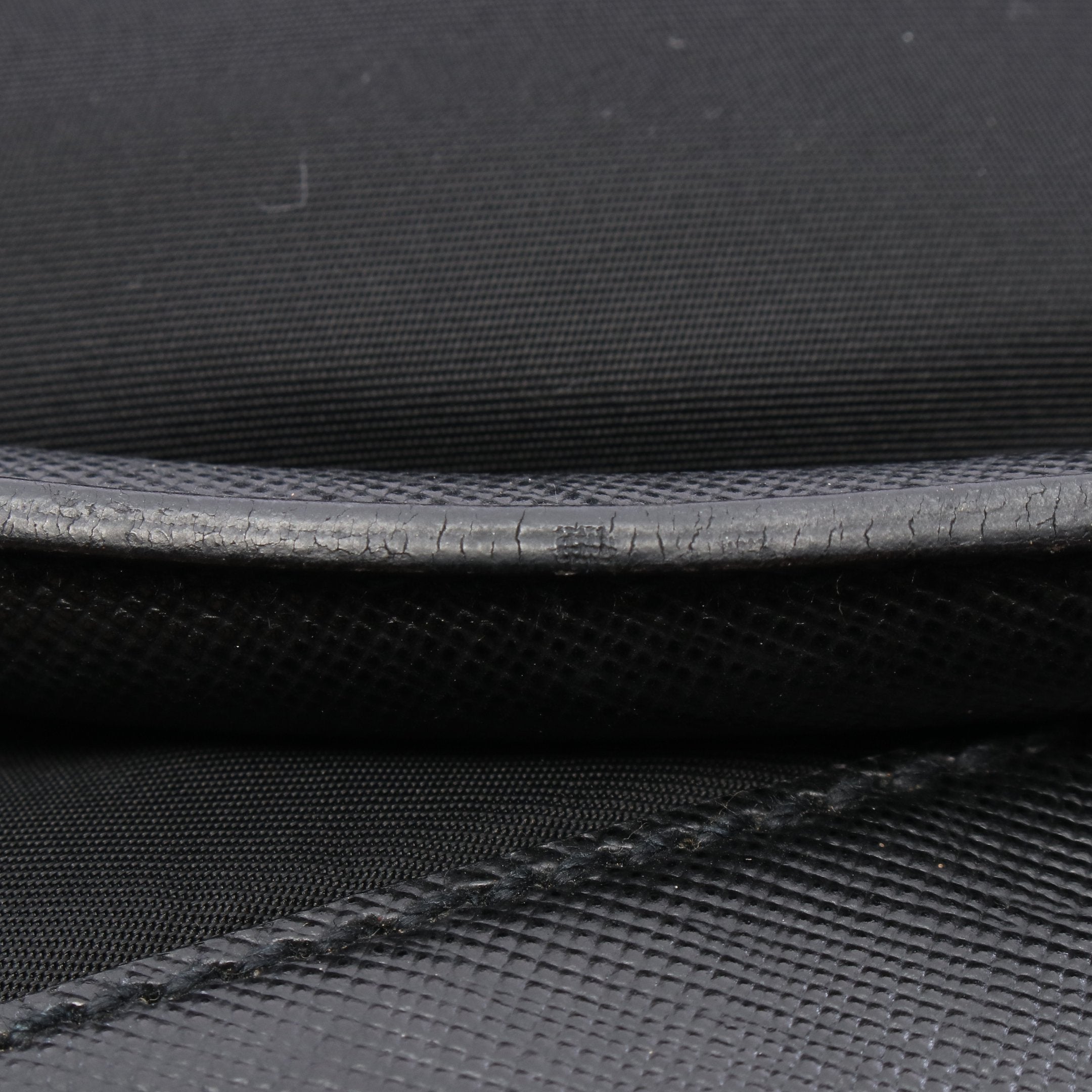VIAGGIO ボストンバッグ ナイロン レザー ブラック プラダ – RECLO