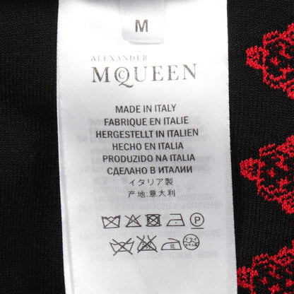 レース柄 ニットワンピース レーヨン レッド アレキサンダーマックイーン ワンピース ALEXANDER MCQUEEN