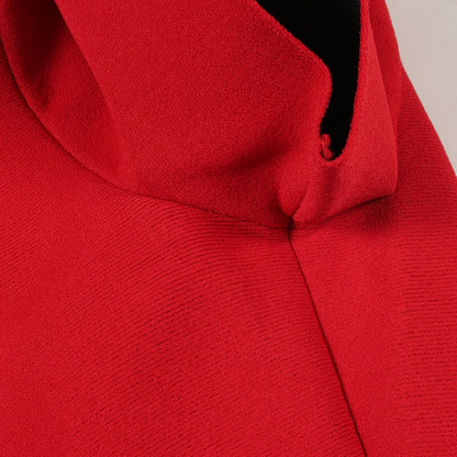 レース柄 ニットワンピース レーヨン レッド アレキサンダーマックイーン ワンピース ALEXANDER MCQUEEN