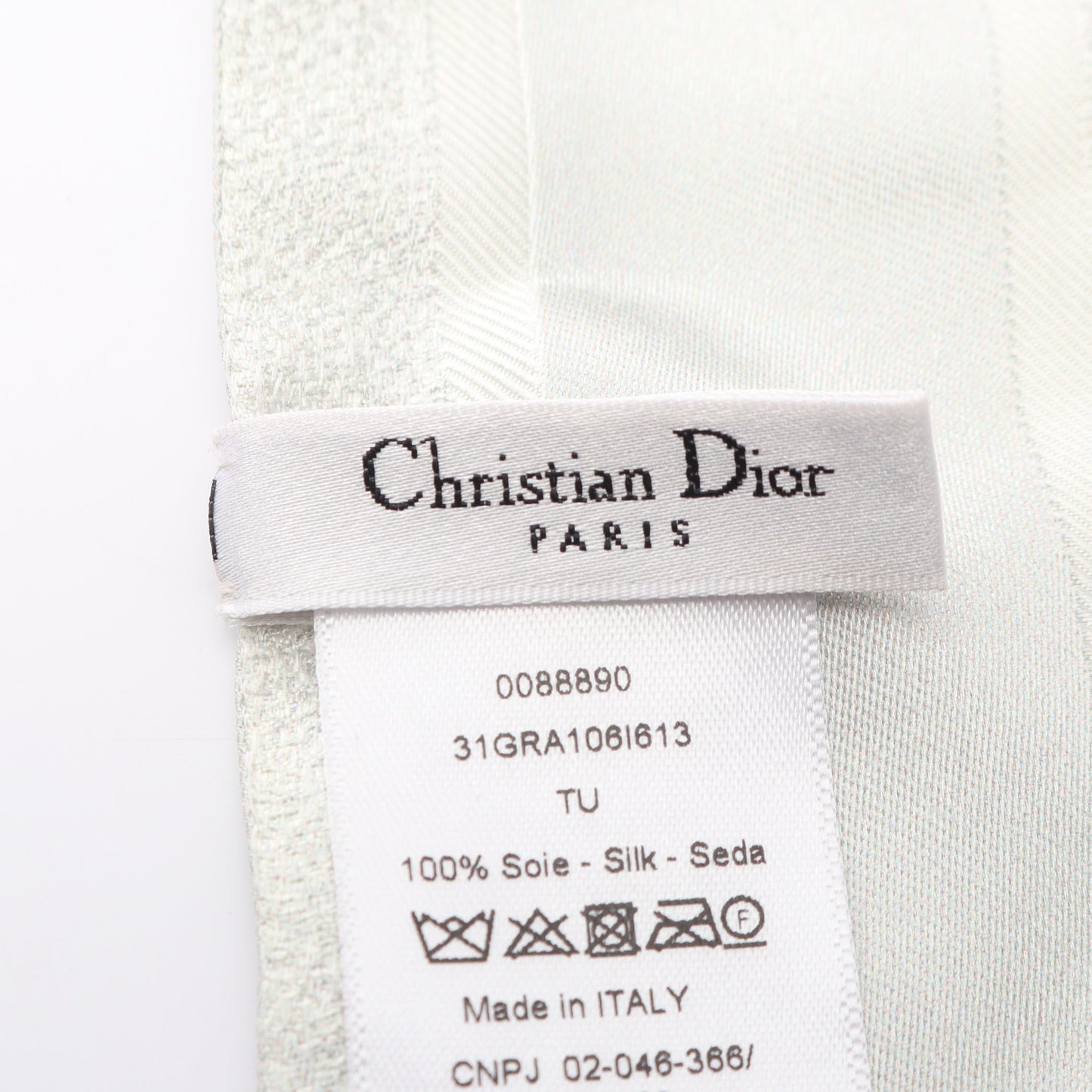 ミッツァ スカーフ シルク ライトグレー マルチカラー クリスチャンディオール 財布・小物 Christian Dior