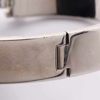 クリックH バングル エナメル シルバー ピンク エルメス アクセサリー HERMES