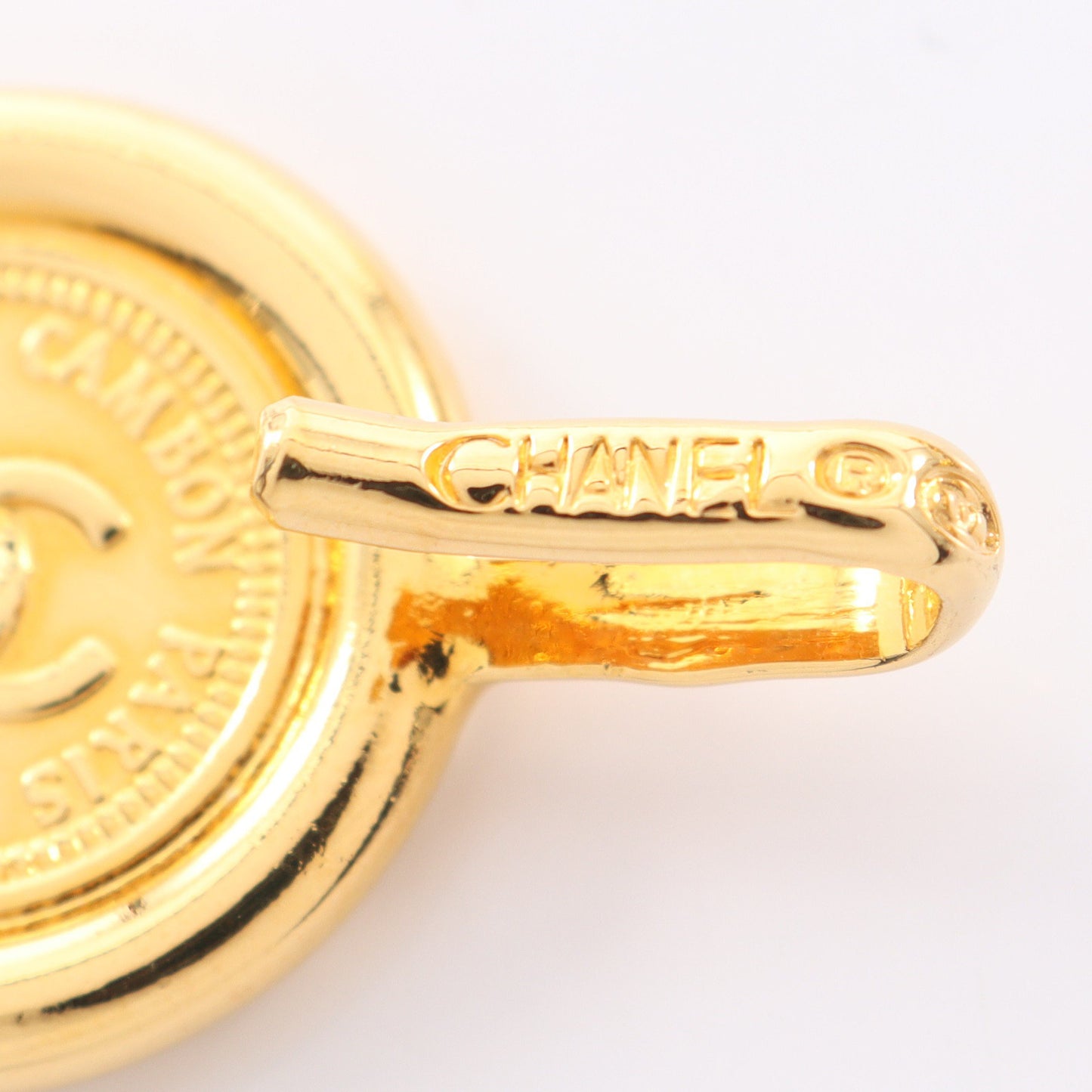 ココマーク チェーン ベルト GP レザー ゴールド ブラック 95P シャネル 財布・小物 CHANEL