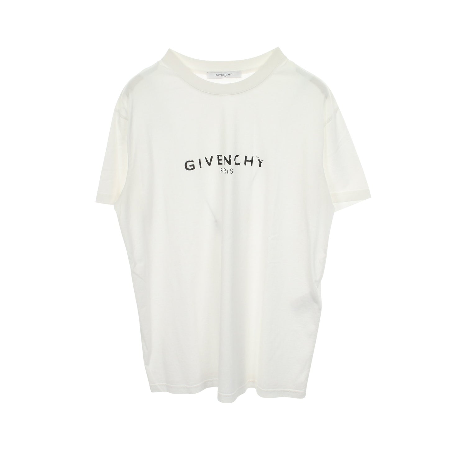 ヴィンテージロゴ オーバーサイズ クルーネック 半袖Tシャツ コットン ホワイト ジバンシィ
