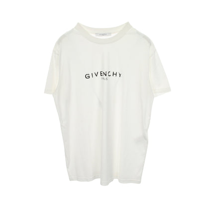 ヴィンテージロゴ オーバーサイズ クルーネック 半袖Tシャツ コットン ホワイト ジバンシィ