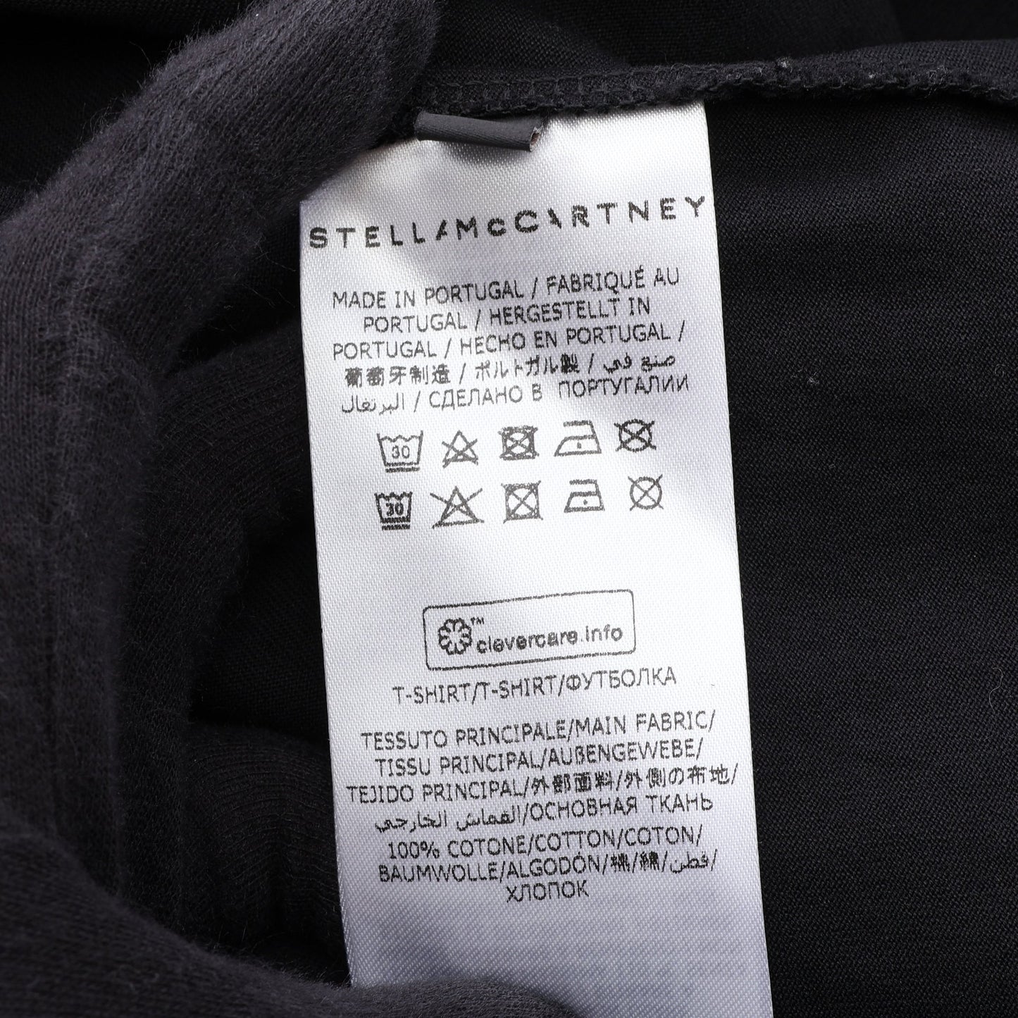23 Old Bond 半袖Tシャツ クルーネック コットン ブラック ステラマッカートニー