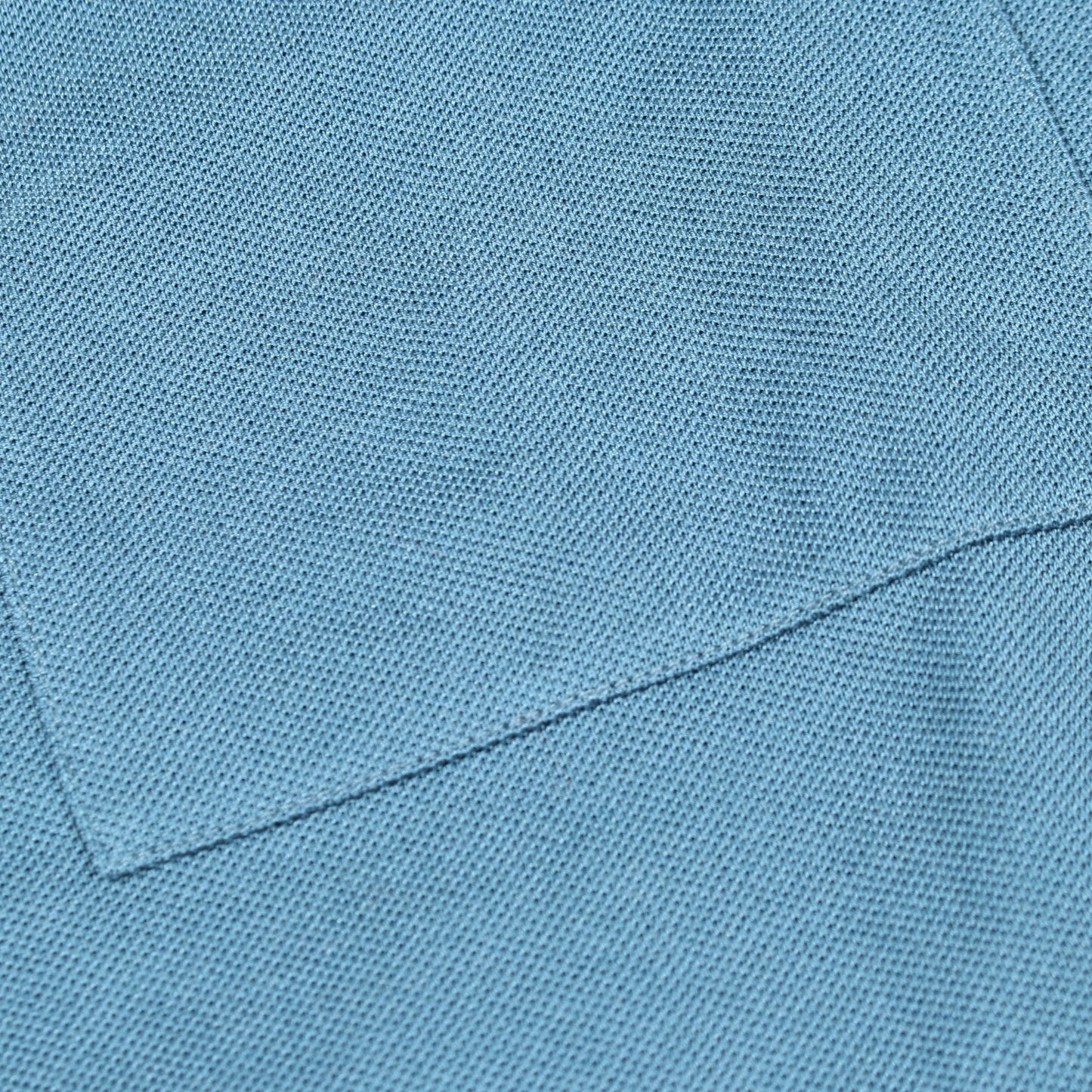H刺繍 ポケット付き ポロシャツ コットン ブルーグリーン エルメス