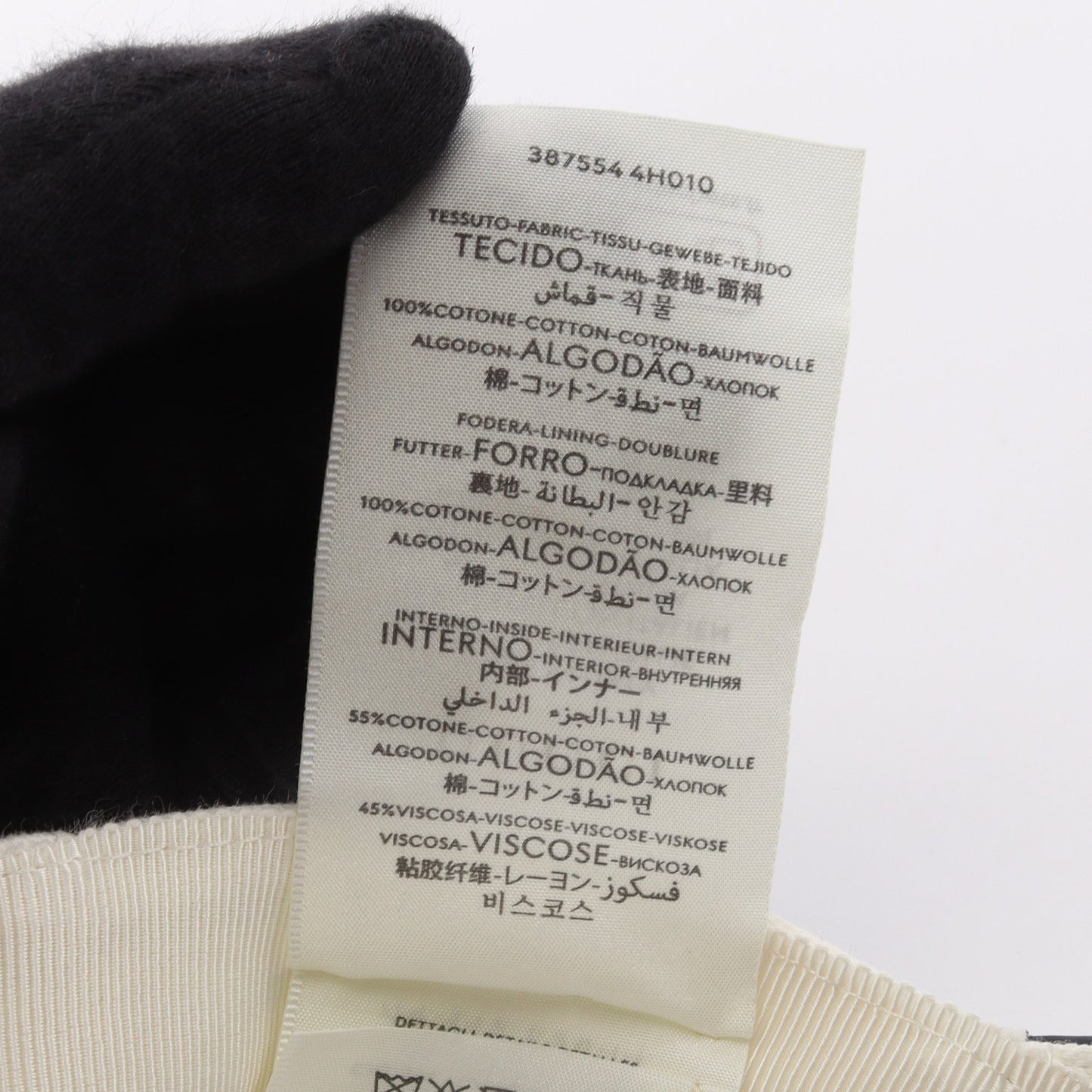 インターロッキングG シェリーライン ベースボール キャップ コットン ホワイト グッチ 財布・小物 GUCCI