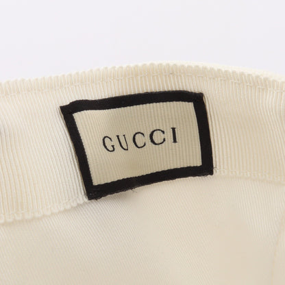 インターロッキングG シェリーライン ベースボール キャップ コットン ホワイト グッチ 財布・小物 GUCCI