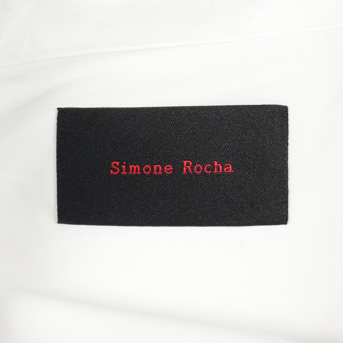 長袖 シャツ コットン ホワイト シモーネロシャ トップス Simone Rocha