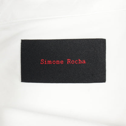 長袖 シャツ コットン ホワイト シモーネロシャ トップス Simone Rocha
