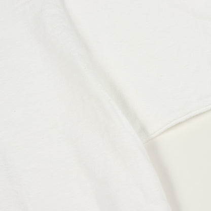 READYMADE × Dr.Woo ロゴプリント 長袖Tシャツ コットン ホワイト レディメイド