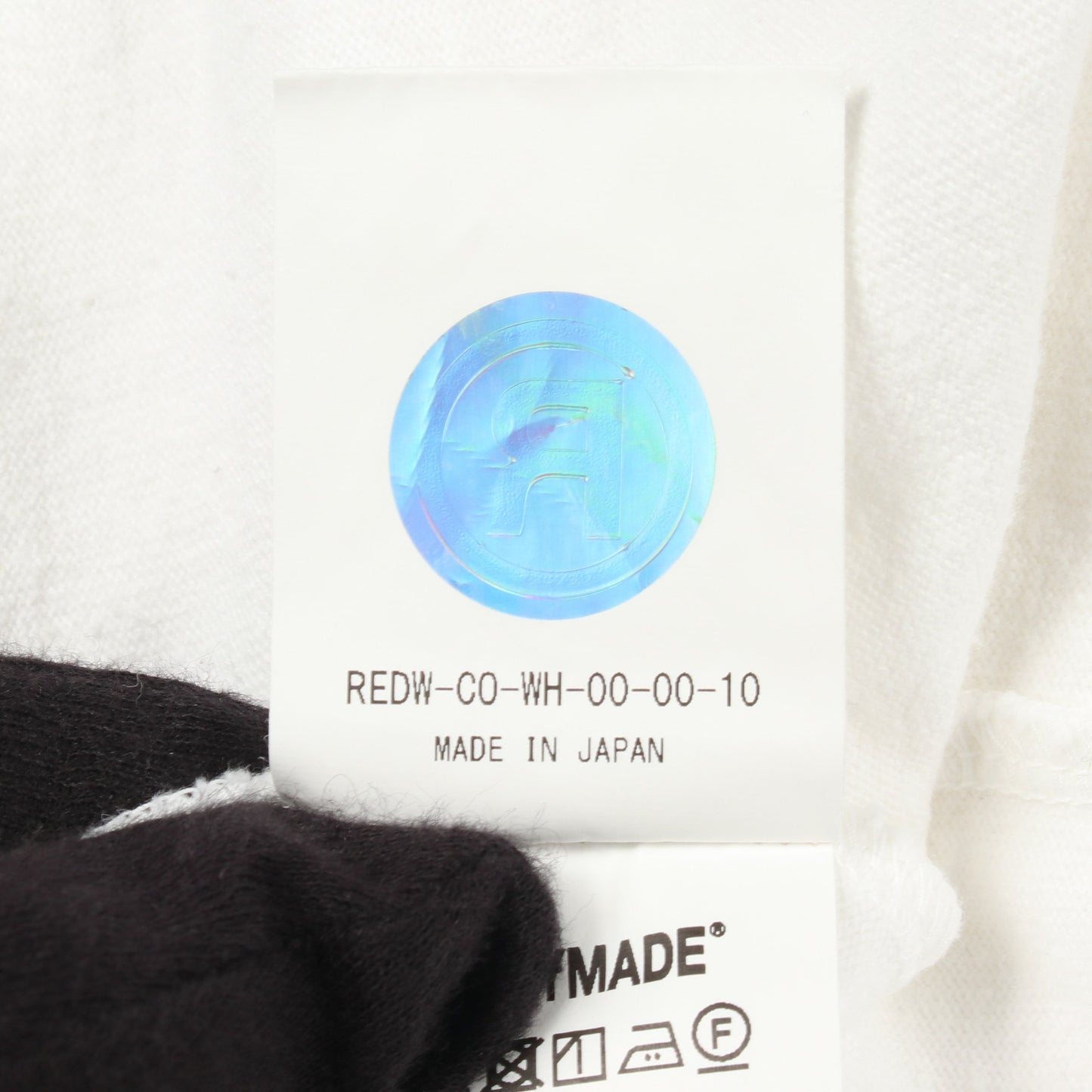 READYMADE × Dr.Woo ロゴプリント 長袖Tシャツ コットン ホワイト レディメイド