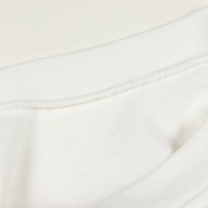 READYMADE × Dr.Woo ロゴプリント 長袖Tシャツ コットン ホワイト レディメイド