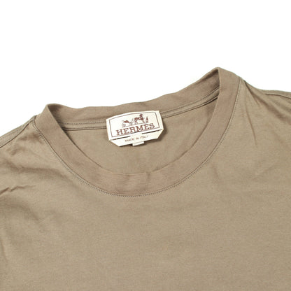 Cavalcade 半袖Tシャツ コットン グレーグリーン エルメス