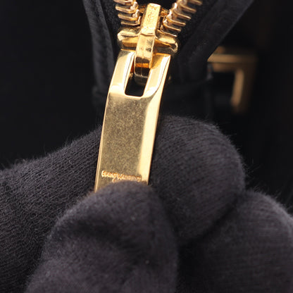 カバス スモール モノグラム 2WAY ハンドバッグ レザー ブラック サンローランパリ