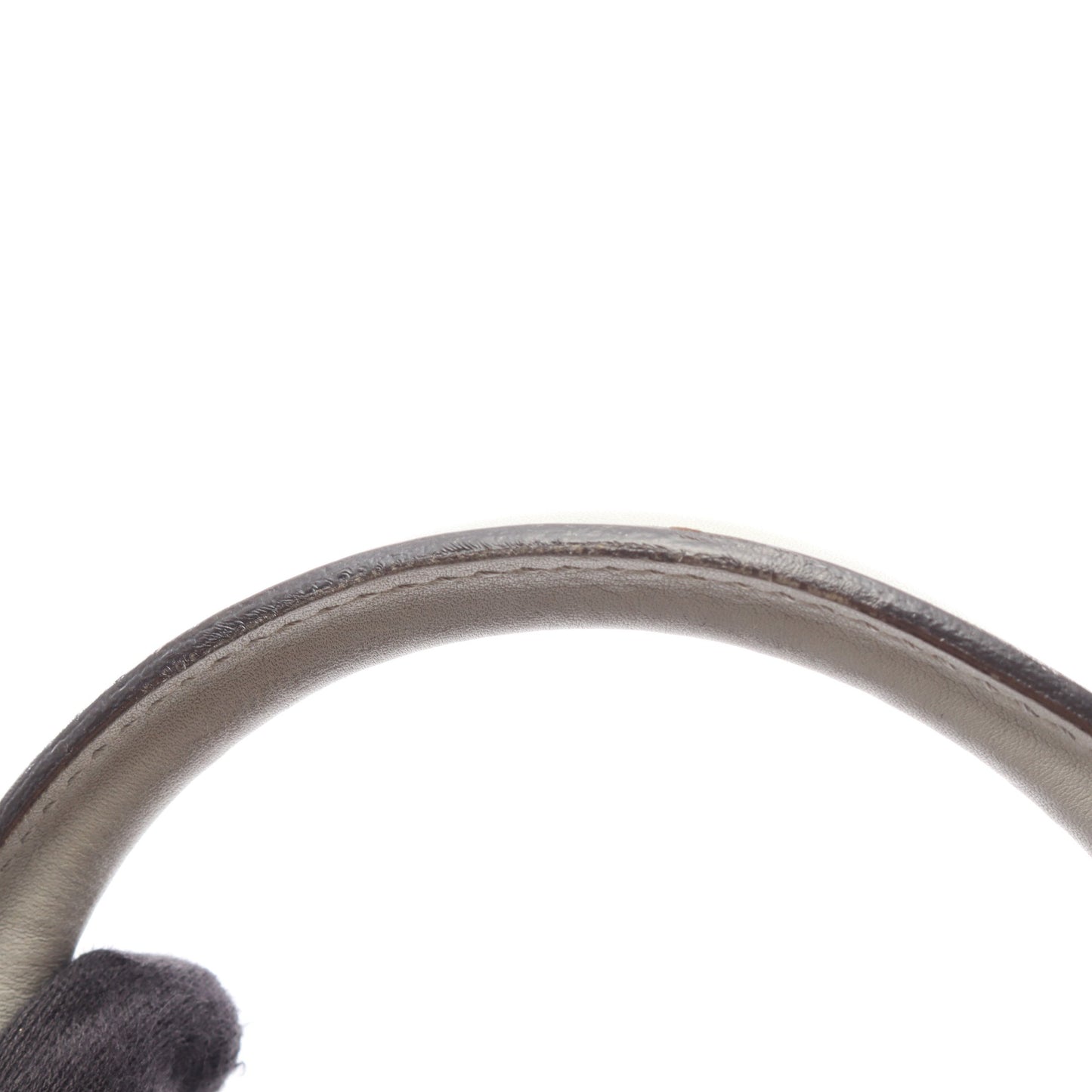 プチ トゥージュール 2WAY ハンドバッグ レザー グレー ネイビー フェンディ