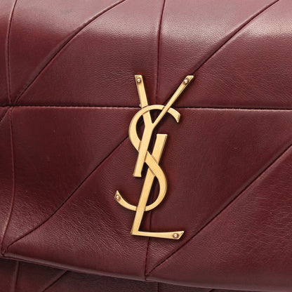 ジェイミー YSLロゴ Wチェーンショルダーバッグ レザー ボルドー サンローランパリ