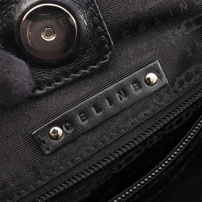 ロゴ ショルダーバッグ トートバッグ レザー ブラック セリーヌ バッグ CELINE