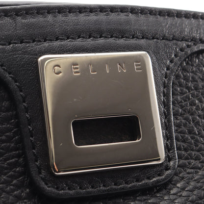 ロゴ ショルダーバッグ トートバッグ レザー ブラック セリーヌ バッグ CELINE