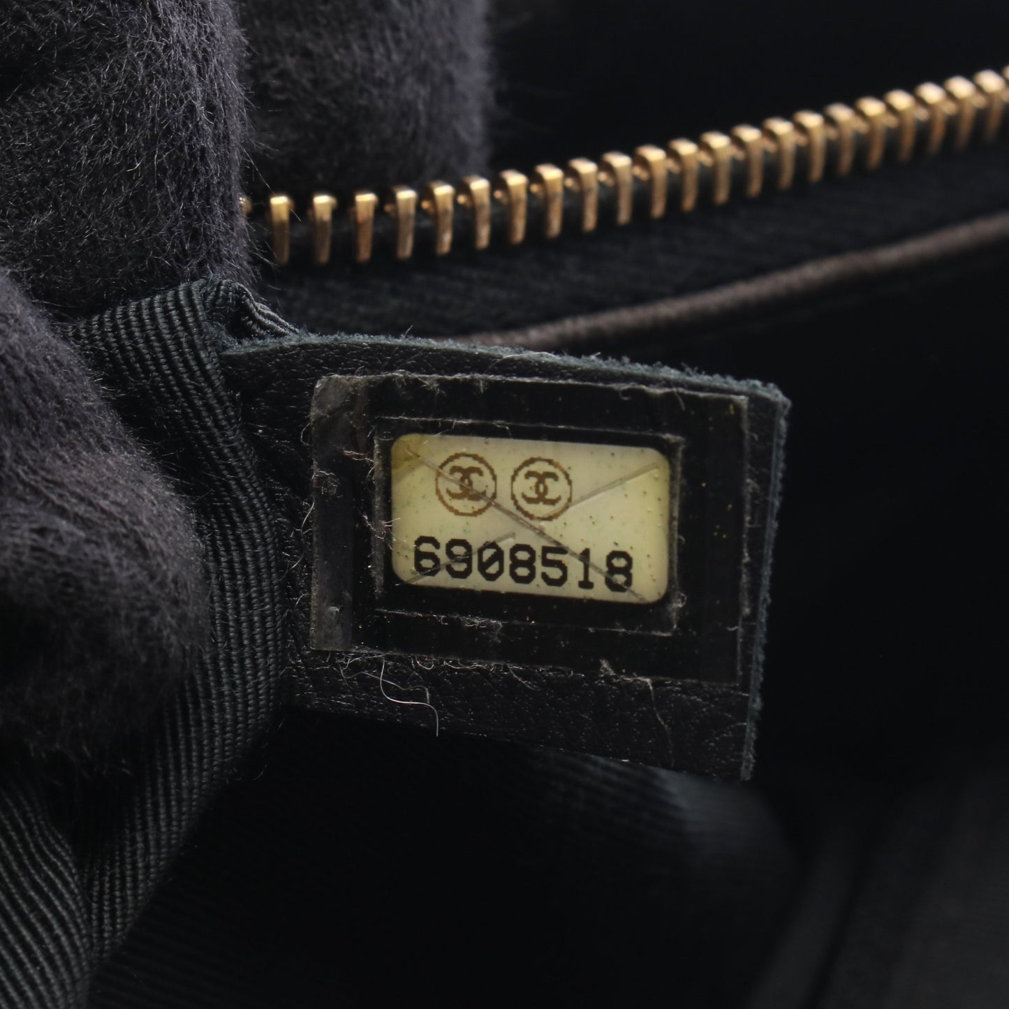 チョコバー ハンドバッグ トートバッグ ラムスキン ブラック ゴールド金具 シャネル バッグ CHANEL