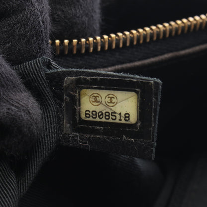 チョコバー ハンドバッグ トートバッグ ラムスキン ブラック ゴールド金具 シャネル バッグ CHANEL