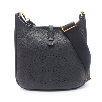 エヴリン 3 トロワ PM ショルダーバッグ トリヨンクレマンス ブラック ゴールド金具 Y刻印 エルメス バッグ HERMES