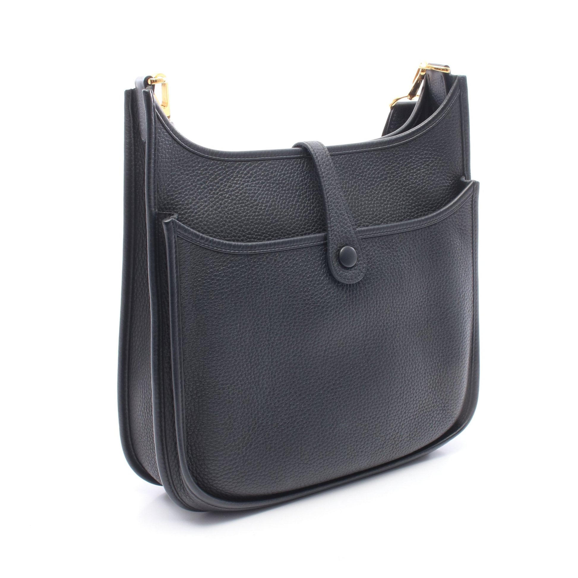 エヴリン 3 トロワ PM ショルダーバッグ トリヨンクレマンス ブラック ゴールド金具 Y刻印 エルメス バッグ HERMES