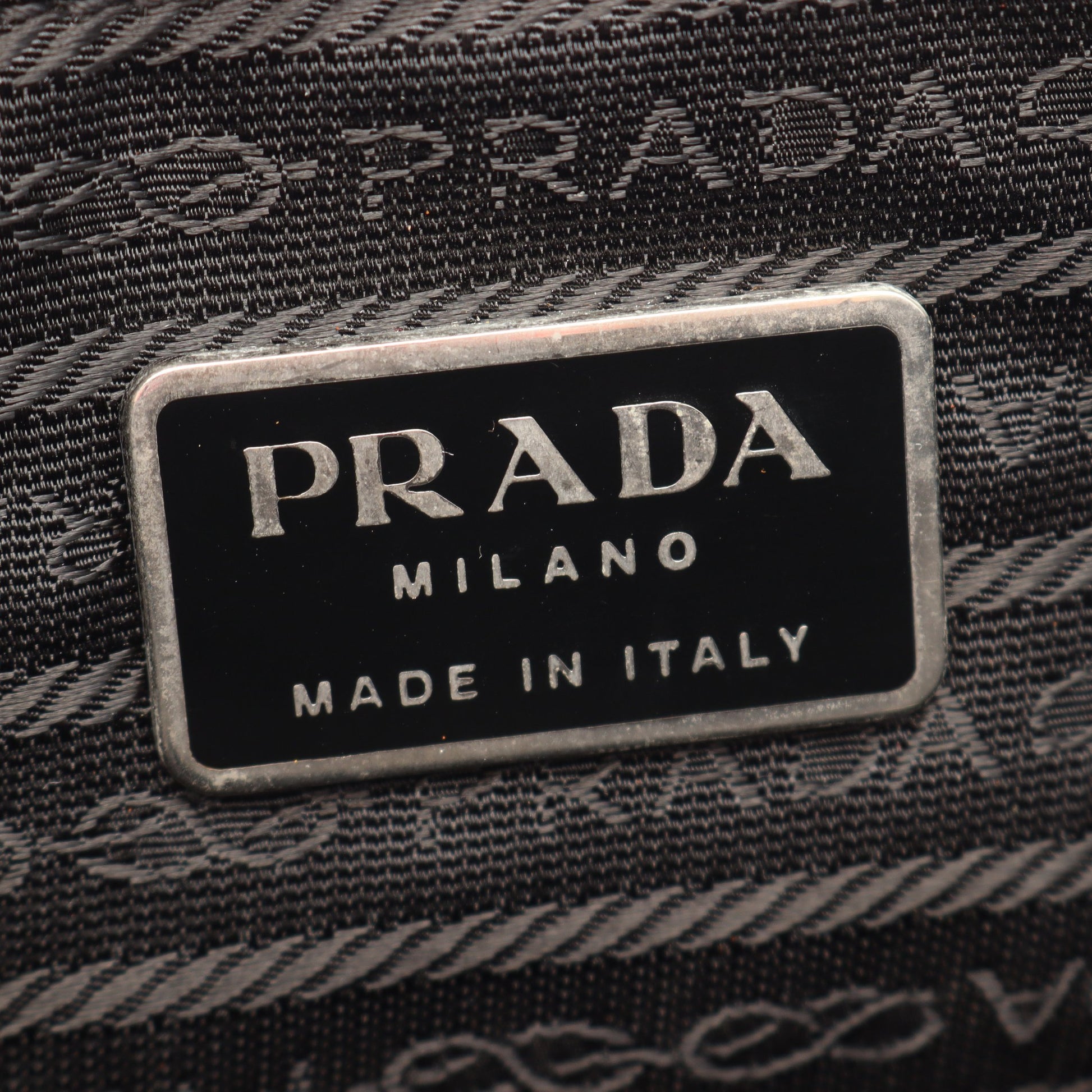 メッセンジャーバッグ ショルダーバッグ ナイロン サフィアーノレザー ブラック プラダ バッグ PRADA