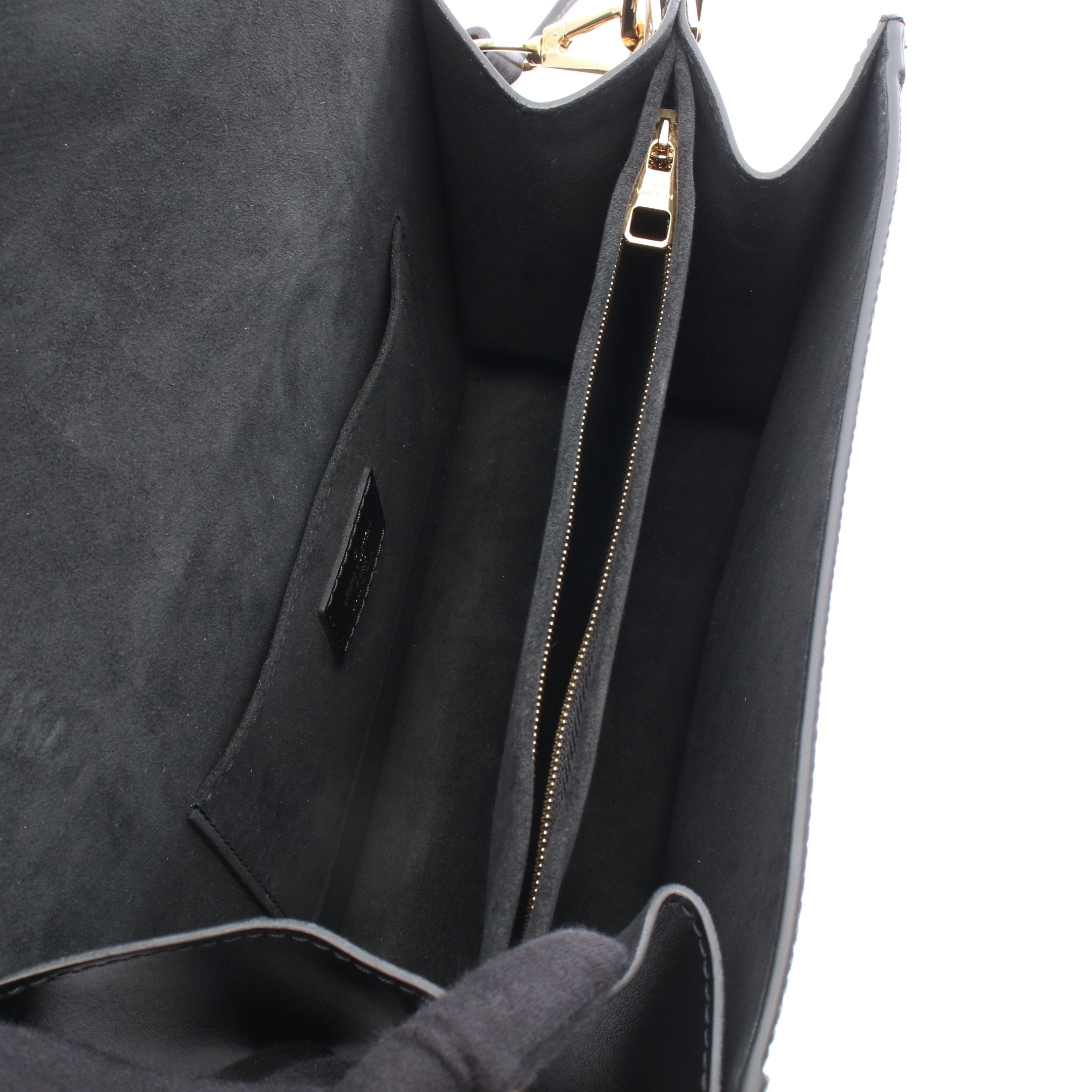 Louis Vuitton ドーフィーヌPM エピ ポーチ ブラック 保存袋付 ドーフィーヌ NV MM エピ ノワール ショルダーバッグ レザー ブラック