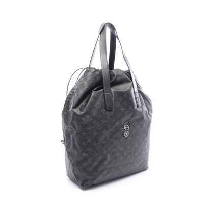 LV × 藤原ヒロシ カバ ライト モノグラムエクリプス ショルダーバッグ トートバッグ PVC レザー ブラック ルイヴィトン