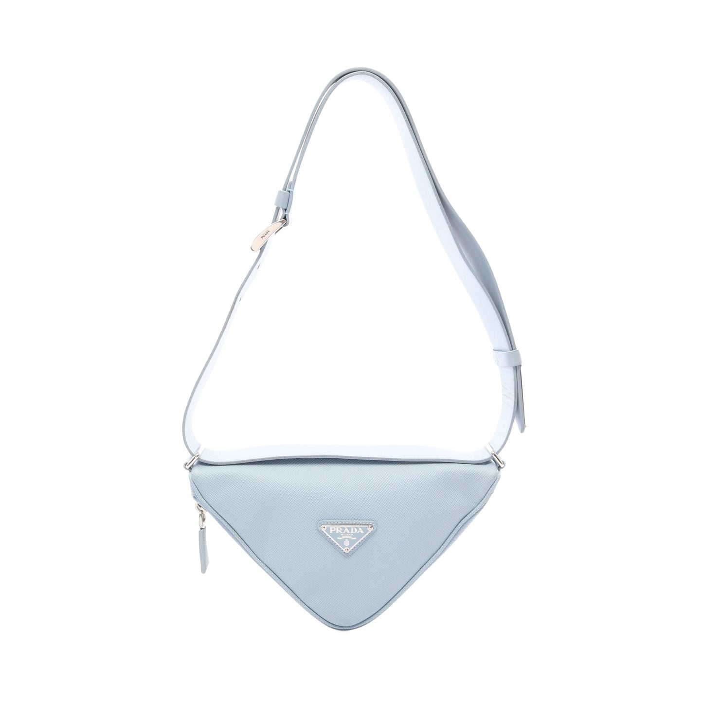 SAFFIANOSA CUIR ショルダーバッグ サフィアーノレザー ライトブルー プラダ