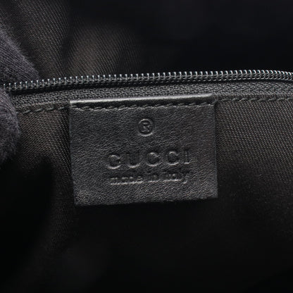 アビー GGキャンバス ショルダーバッグ キャンバス レザー ブラック グッチ バッグ GUCCI