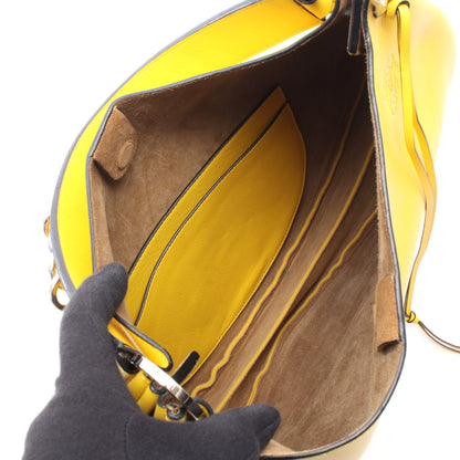 フォーチュン ホーボー 2WAY ハンドバッグ レザー イエロー ロエベ バッグ LOEWE