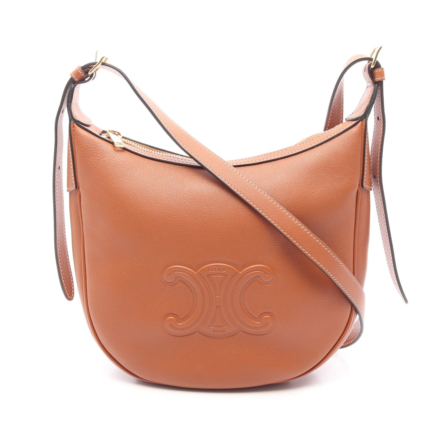 エロイズ スモール ショルダーバッグ レザー ブラウン セリーヌ バッグ CELINE