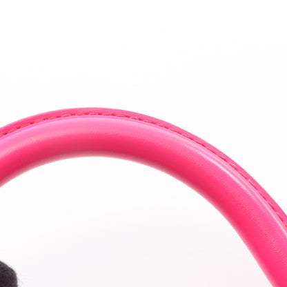 HOURGLASS XS 2WAY ハンドバッグ レザー ピンクパープル バレンシアガ