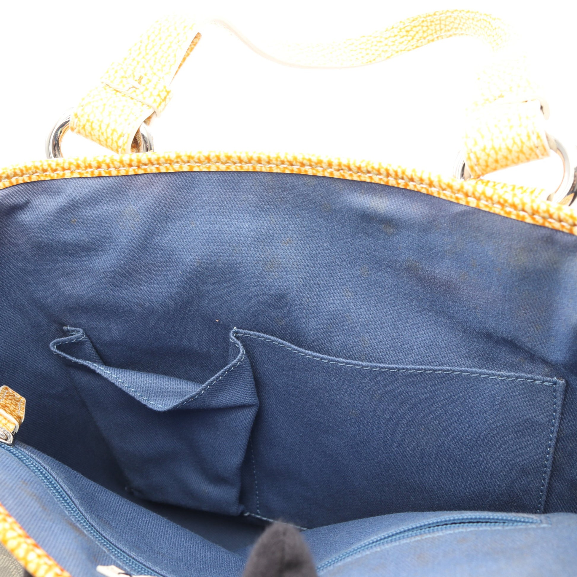 パリマカダム ハンドバッグ トートバッグ キャンバス レザー ライトグレー イエロー セリーヌ バッグ CELINE