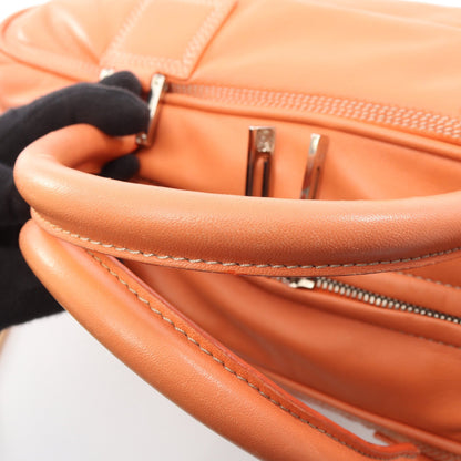 アマソナ36 ハンドバッグ レザー コーラルオレンジ ロエベ バッグ LOEWE
