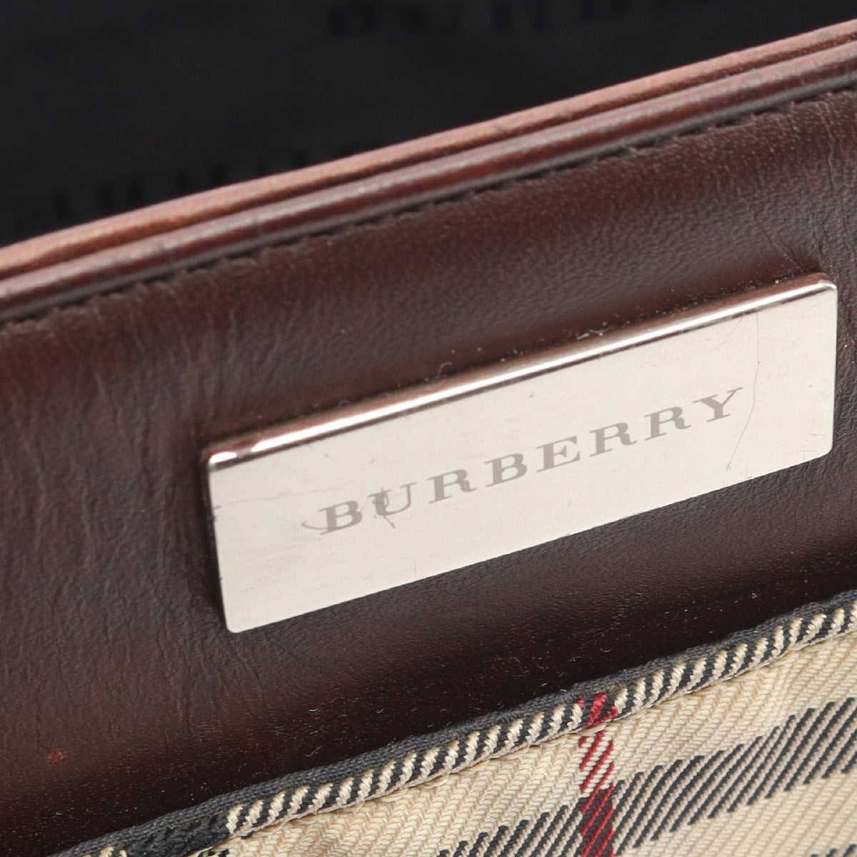 ノバチェック ハンドバッグ トートバッグ キャンバス レザー ベージュ ブラウン マルチカラー バーバリー バッグ BURBERRY