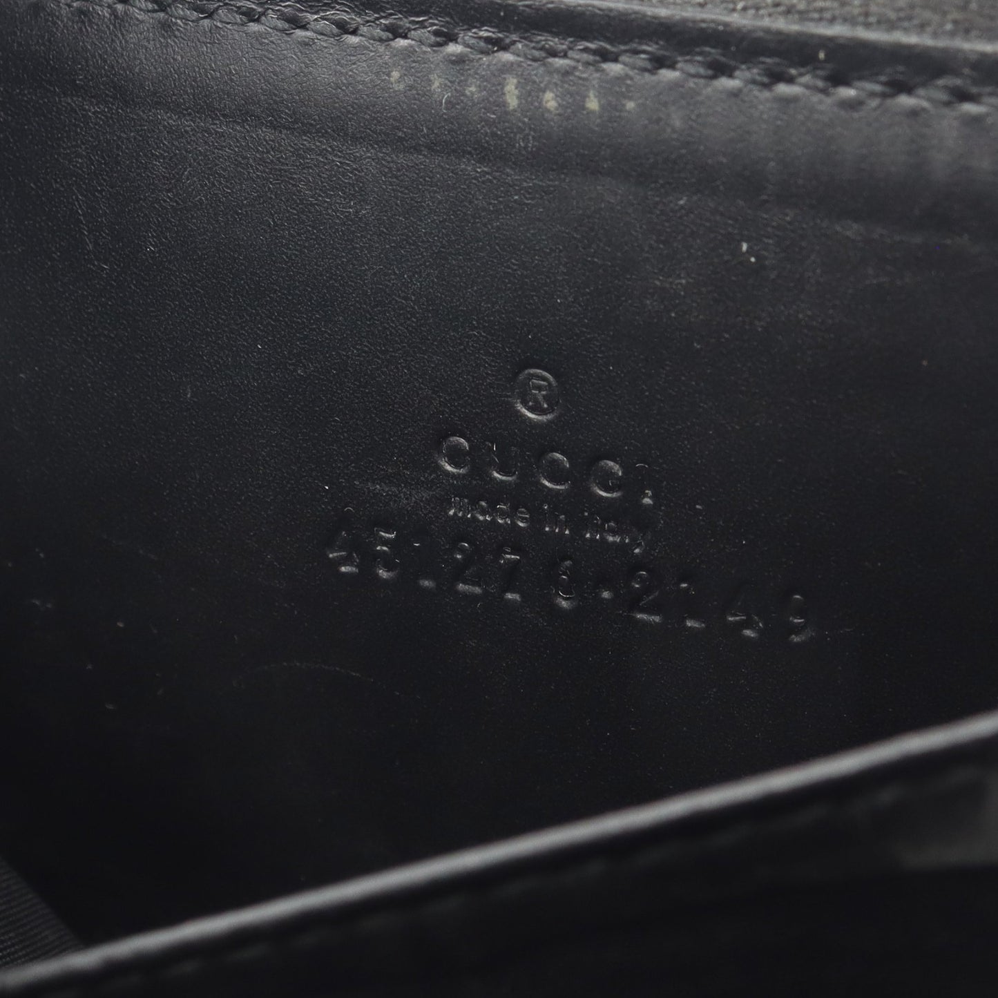 ベスティアリ M タイガー GGスプリーム カードケース コインケース PVC レザー ベージュ ブラック グッチ 財布・小物 GUCCI