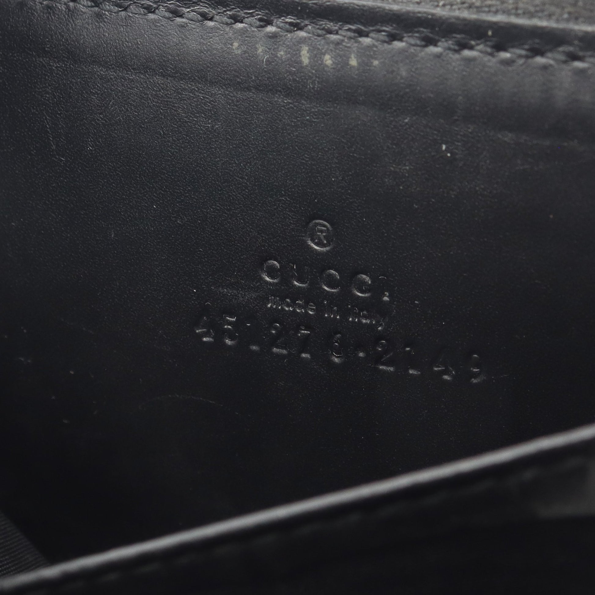 ベスティアリ M タイガー GGスプリーム カードケース コインケース PVC レザー ベージュ ブラック グッチ 財布・小物 GUCCI