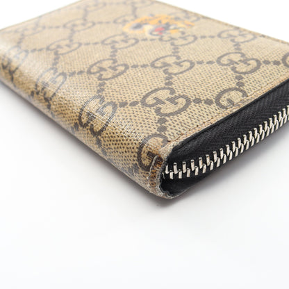 ベスティアリ M タイガー GGスプリーム カードケース コインケース PVC レザー ベージュ ブラック グッチ 財布・小物 GUCCI