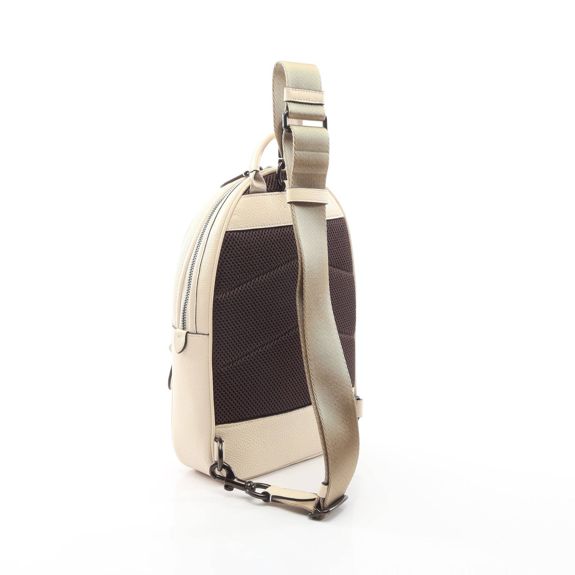 チャーター コーチグラフィック ボディバッグ レザー アイボリー コーチ バッグ COACH