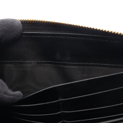 ラウンドファスナー長財布 レザー ブラック プラダ 財布・小物 PRADA