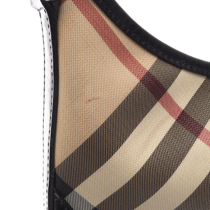 ノバチェック ワンショルダーバッグ PVC エナメルレザー ベージュ ブラック マルチカラー バーバリープローサム バッグ BURBERRY PRORSUM