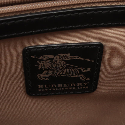 ノバチェック ワンショルダーバッグ PVC エナメルレザー ベージュ ブラック マルチカラー バーバリープローサム バッグ BURBERRY PRORSUM