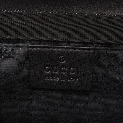 ロゴ ワンショルダーバッグ デニム レザー ブラック グッチ バッグ GUCCI