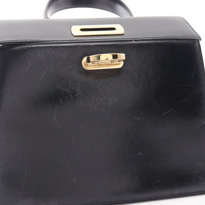 ガンチーニ 2WAY ハンドバッグ レザー ダークネイビー サルヴァトーレフェラガモ バッグ Salvatore Ferragamo