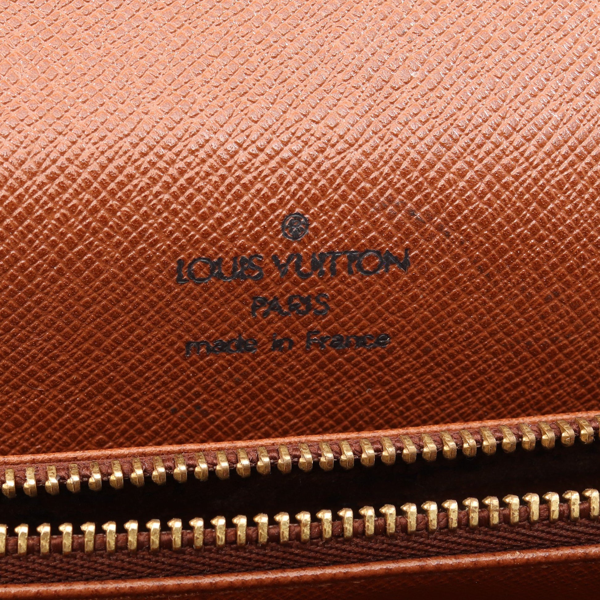 モンソー モノグラム ハンドバッグ PVC レザー ブラウン ルイヴィトン バッグ LOUIS VUITTON
