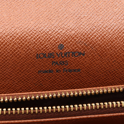 モンソー モノグラム ハンドバッグ PVC レザー ブラウン ルイヴィトン バッグ LOUIS VUITTON