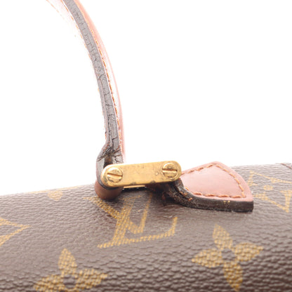 モンソー モノグラム ハンドバッグ PVC レザー ブラウン ルイヴィトン バッグ LOUIS VUITTON